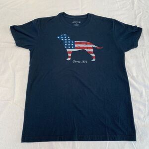 Orvis Dog American Flag Tee Size S